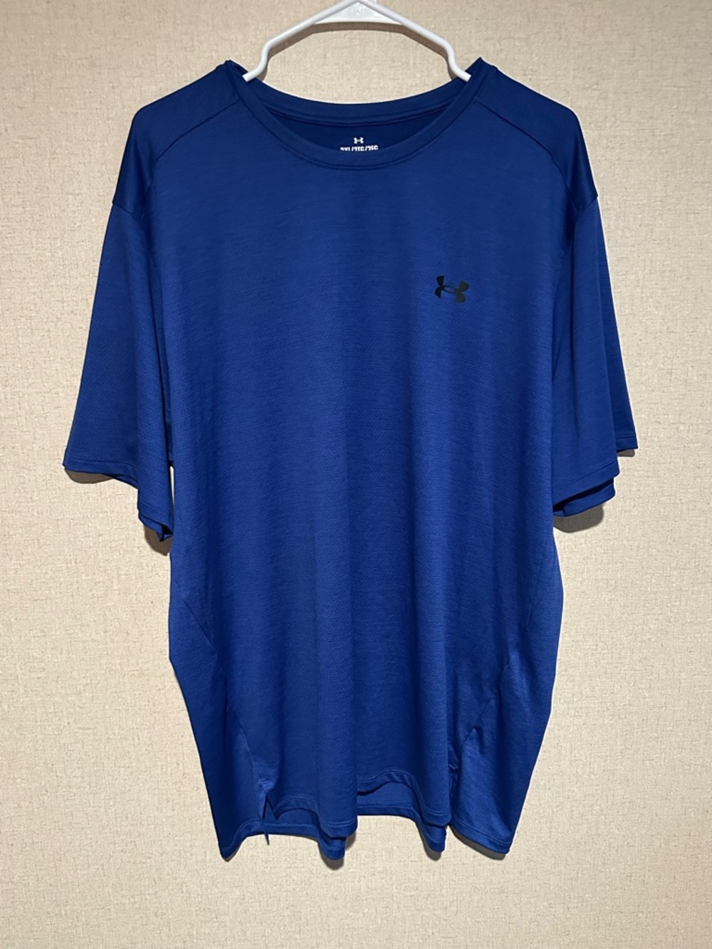 Under Armour Men’s 2XL Tech 2.0 Blue Loose Fit Short Sleeve Shirt